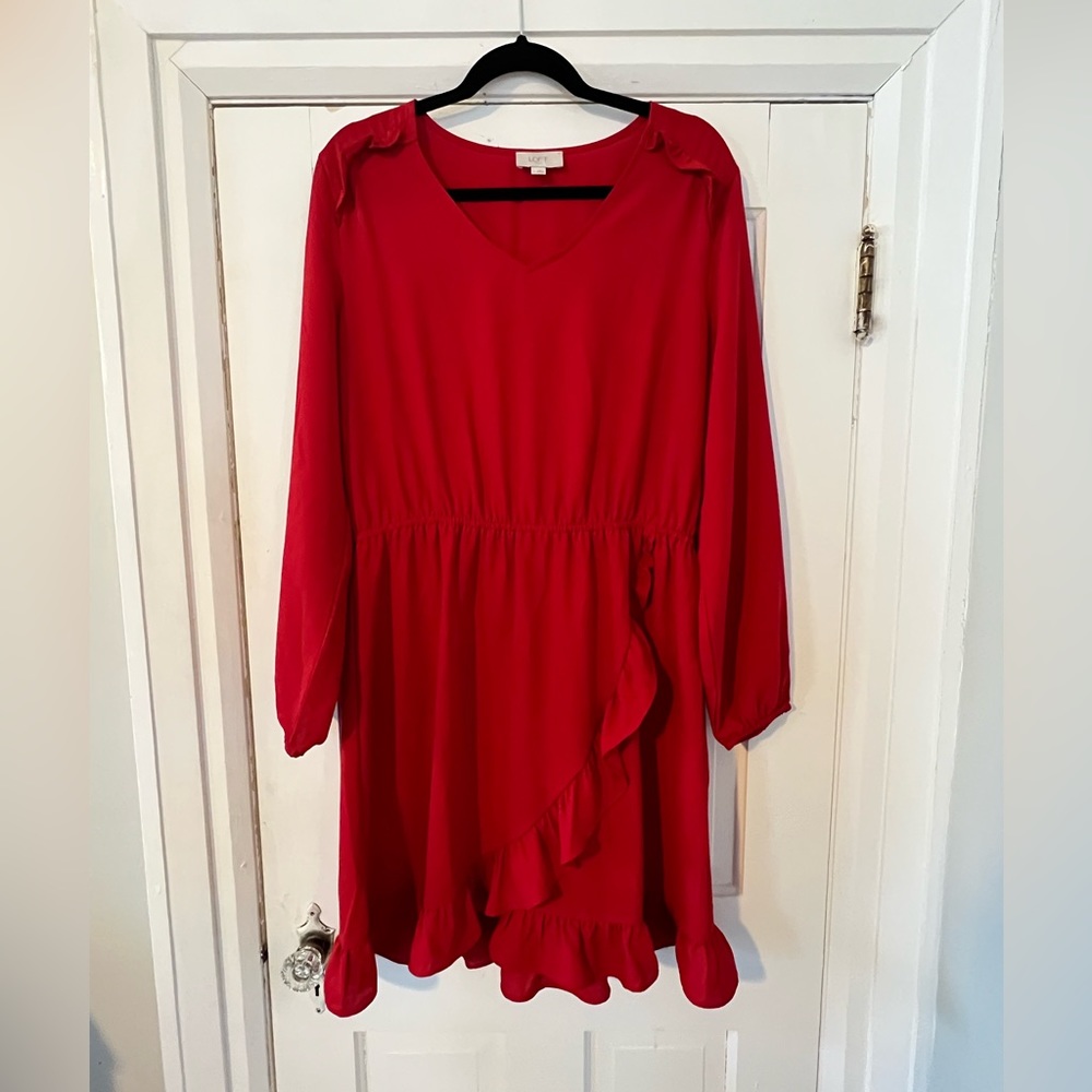 Red Dress from Loft 💃🏼